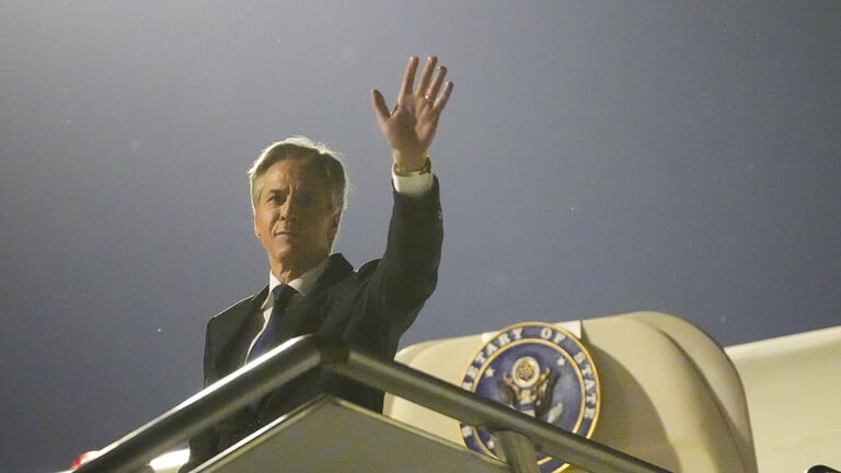 وزير الخارجية الأمريكي يصل إلى السعودية