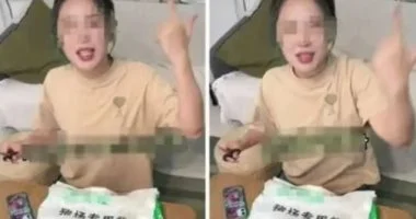 مغامرة خطيرة: مؤثرة صينية تتناول علف الخنازير في تحدٍ غريب