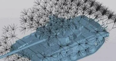 النظام الروسي دانديليون يحمي الدبابات من الطائرات المسيرة 