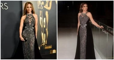 أنغام بفستان جنيفر لوبيز من توقيع زهير مراد.. ما التعديل؟ 