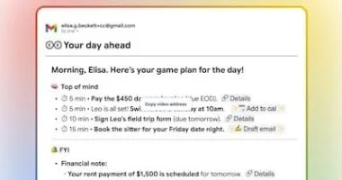 من البريد إلى التقويم: جوجل تطوّر وكيلًا ذكياً يفهم يومك 