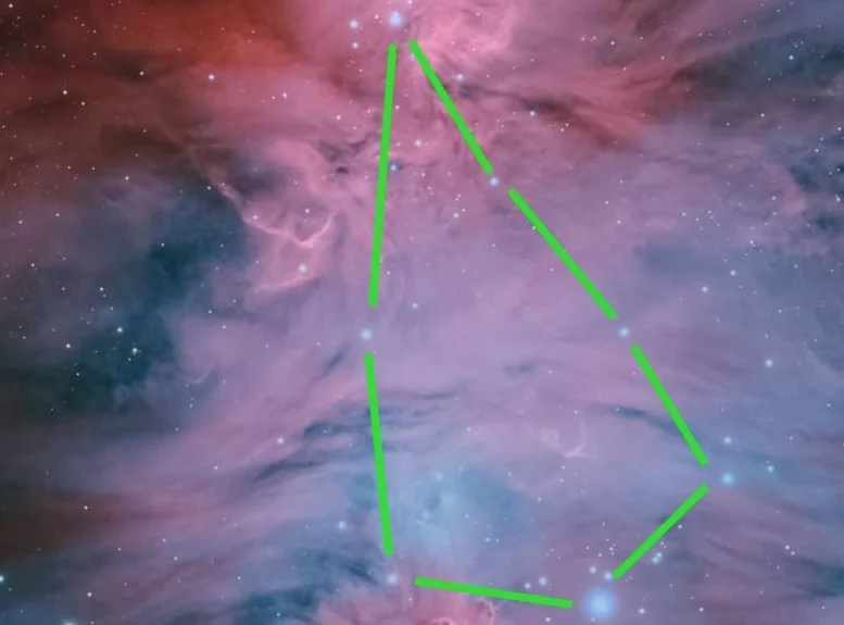 «مرصد الختم الفلكي» في أبوظبي يسجل عنقود الشجرة وسديم المخروط 