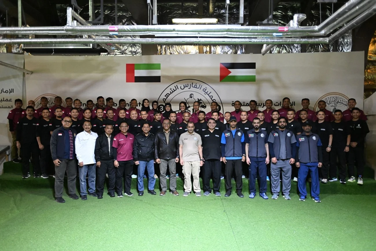 المستشفى الإماراتي العائم في العريش يستقبل الدفعة الخامسة من الفريق الطبي الإندونيسي 