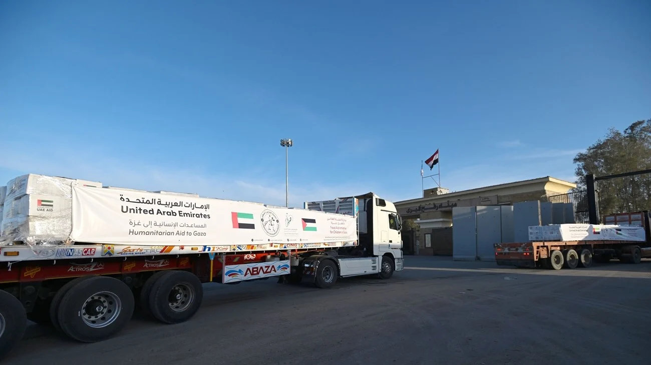 30 طن من مكمّلات علاجية ووقائية مقدمة من مؤسسة صقر القاسمي تصل إلى غزة عبر «الفارس الشهم 3» 