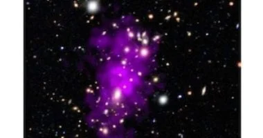 مرصد تشاندرا يرصد عنقوداً نجمياً على هيئة شمبانيا نتيجة اصطدام 