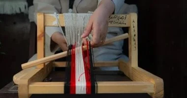 السدو حرفة قديمة وفن سعودي أصيل في مهرجان الزيتون الدولي 2026 