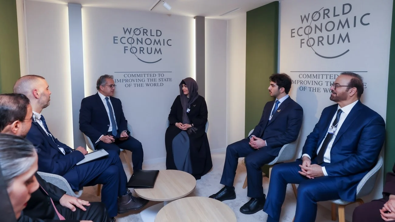 لطيفة بنت محمد تلتقي المدير العام لليونسكو على هامش أعمال المنتدى الاقتصادي العالمي في دافوس 