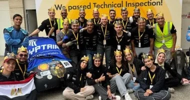 فريق جامعة القاهرة CUERT يحصد المركز الأول إقليمياً في Shell Eco 